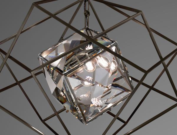 Modern Nordic Brass Chandelier with Warm White Light 3000K CCT