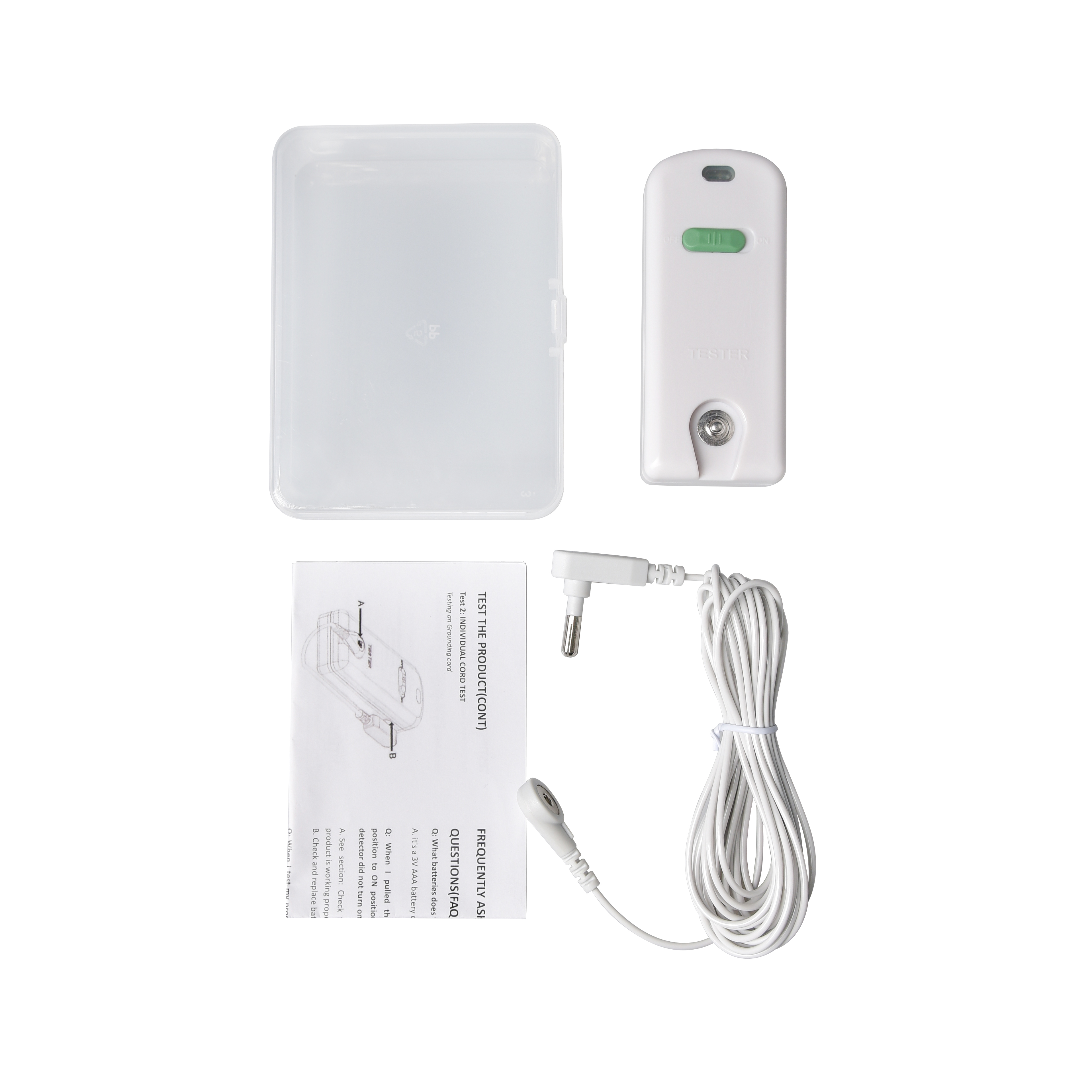 USA Outlet Tester for Grounding Products - ABS Flame Retardant Socket Tester with No Battery Needed and 36*26*87mm Compact Size