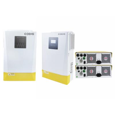 Inversor híbrido solar de fase única 4000W Max. Potência de matriz fotovoltaica 15A Corrente de entrada solar