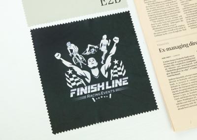 Impressão de Digitas do ziguezague de pano de vidros de Microfiber do estilo dos esportes um lado