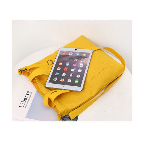 2019 new ins canvas handbags daily shoulder slung backpack wild handbag