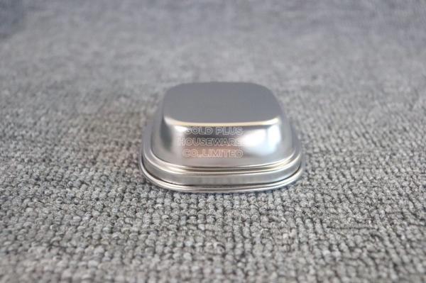 Custom Stainless Steel Dishes Multifunction Seasoning Rectangle Snack Appetizer
