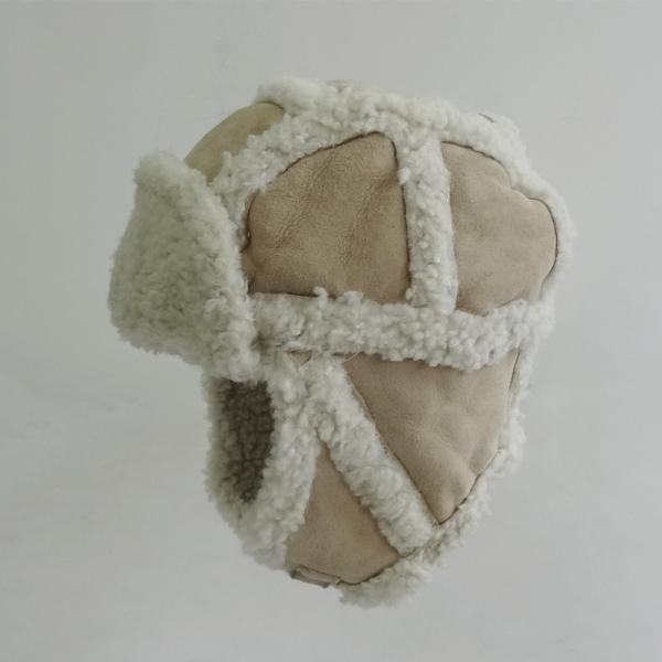 Sheepskin Winter Russian Trapper Hat Double Face Plush Style Adult Size