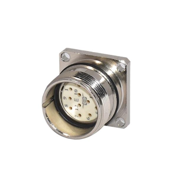 conectores retos do sinal do conjunto do conector de válvula PA66 do solenoide de 150V M23 12p
