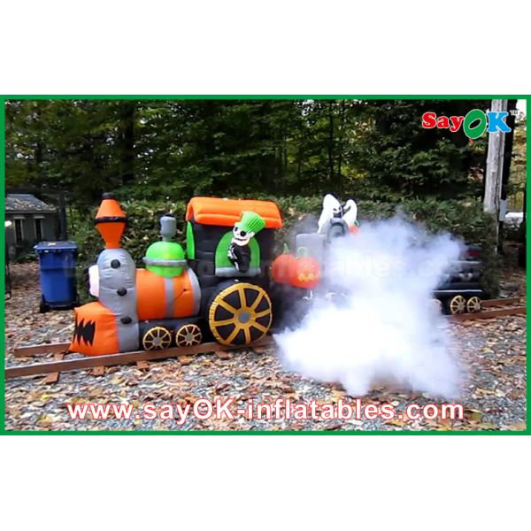 поезд ради веселья РОХС хеллоуина украшений праздника ткани 6м Оксфорд раздувной