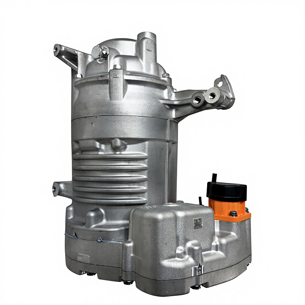 For TSLA Model Y Three Electric Original Factory Air Conditioning Compressor OEM 1582668-00-l A8222280002182 SANDEN