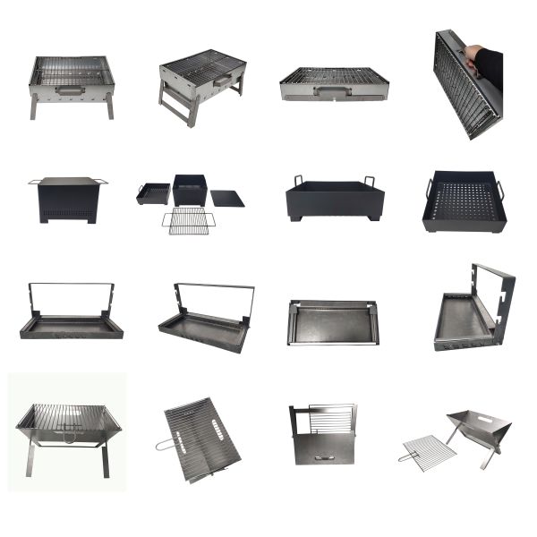 Небольшой складной гриль БАРБЕКЮ угля нержавеющей стали 1.0mm