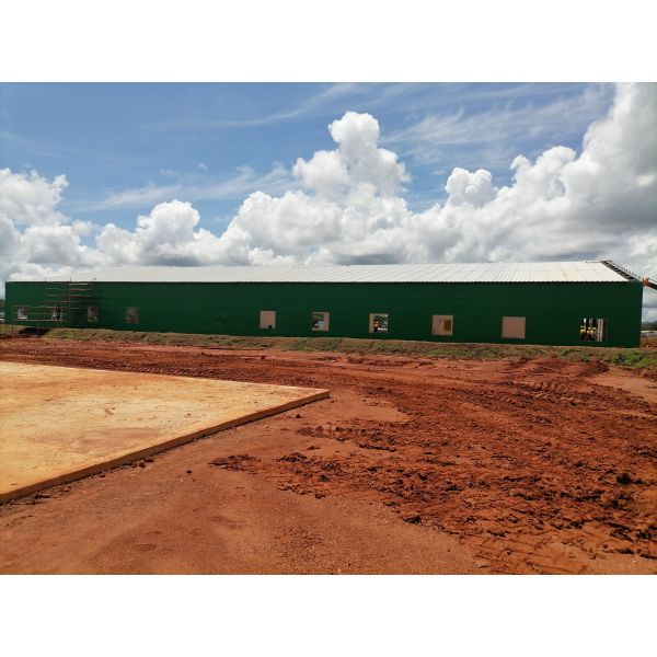 Eco Friendly Prefabricated Warehouse Offices Modular Temporary Housing Weatherproof