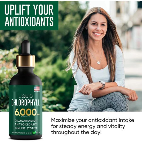OEM Private Label Oral Liquid Chlorophyll Herbal Extract 6000 mg - Premium Liquid Chlorophyll Energy Drink Formula