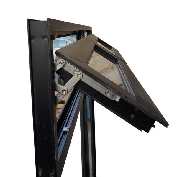 White Frame  Aluminium Sliding Windows Sizes Powder Coating PVDF Aluminum Awnings For Houses