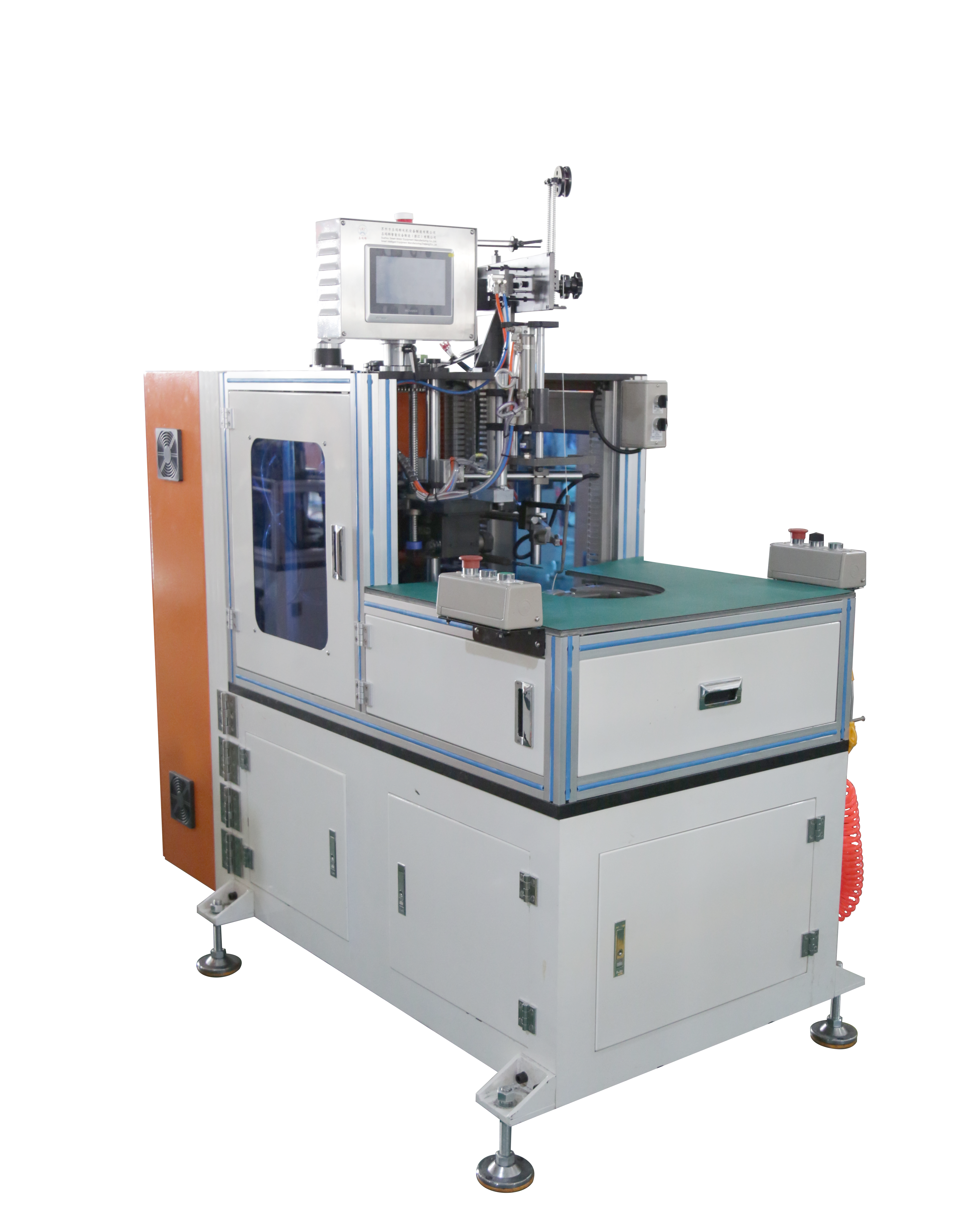 Double Side Automatic Coil Lacing Machine with Servo Driven System CNC Control and Programmable Lacing Modes