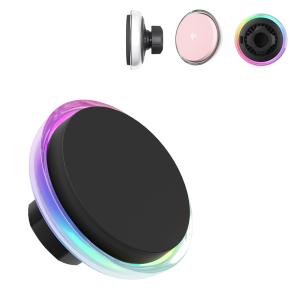 And Stylish Magsafe Car Mount With Crystal Texture And Magnetic Enhancement For
