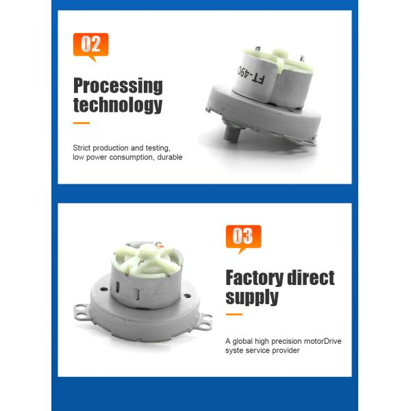 FT-49OGM500 Carbon Brush Reduce Speed Dc Motor