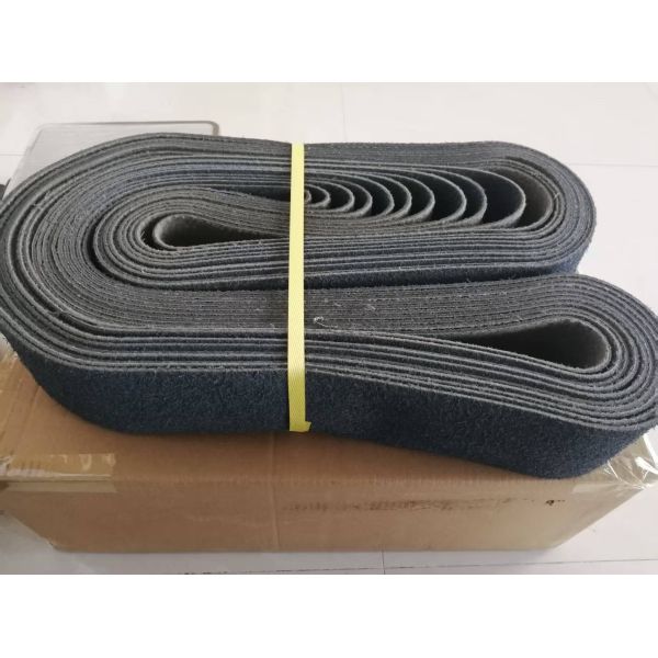 100mm Nonwoven Nylon 2x42 Sanding Belts For Wire Drawing Wood Surface Polishing