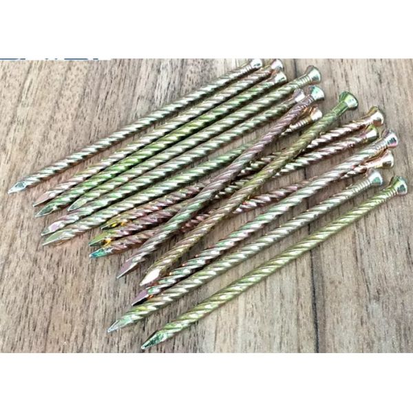 плоской головки ногтей длины 50mm общее хвостовика извива свободной кольцевое