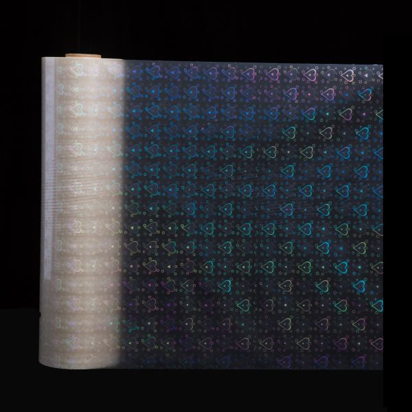 High-Quality BOPP Transparent Thermal Holographic Film with Various Patterns and EVA Glue Strong Adhesion for Box Packaging