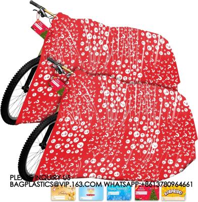 90”X 60” Bike Gift Bag Set Christmas Valentines Day Birthday Boy Girl Jumbo Bicycle Bags Extra Large Bags Bicycles