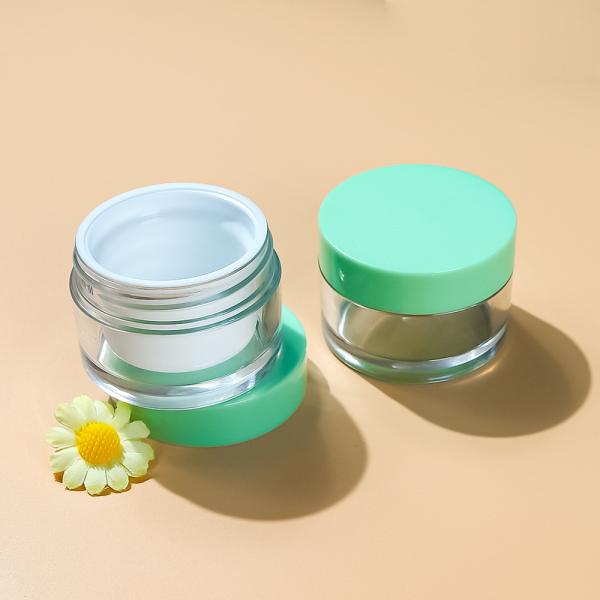 PETG Cosmetic Cream Jar 15ml-100ml Screw Cap Thick-Walled
