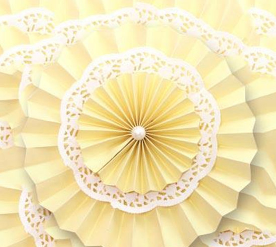 Double paper fan 6 inches 15 cm 8 inches 20 cm 10 inches 25 centimeters 12 inches 30 centimeters 14 inches 35  40 inches