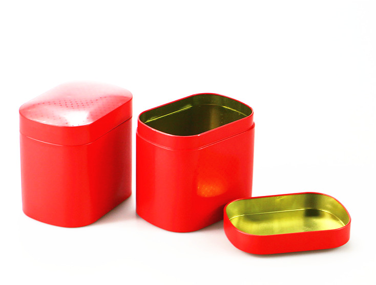Small Oval Tin Box Customized Oval Tin Can Chocolate Tin Box Tea Canister Cookie Tins