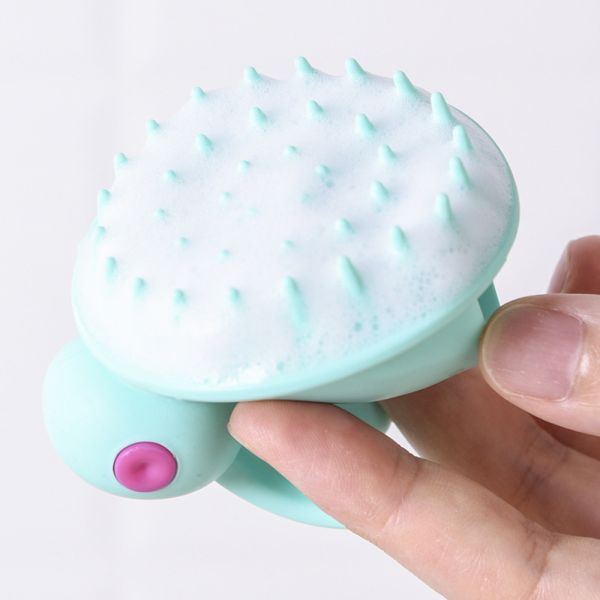 Soft CE Silicone Loofah Body Scrubber For Shower Massage