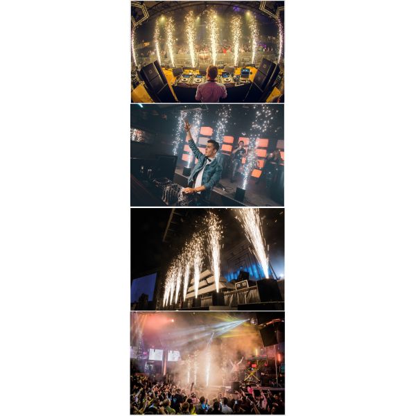 AC110V Cold Sparkler Machine 600W Pyrotechnics Machine For Wedding Stage