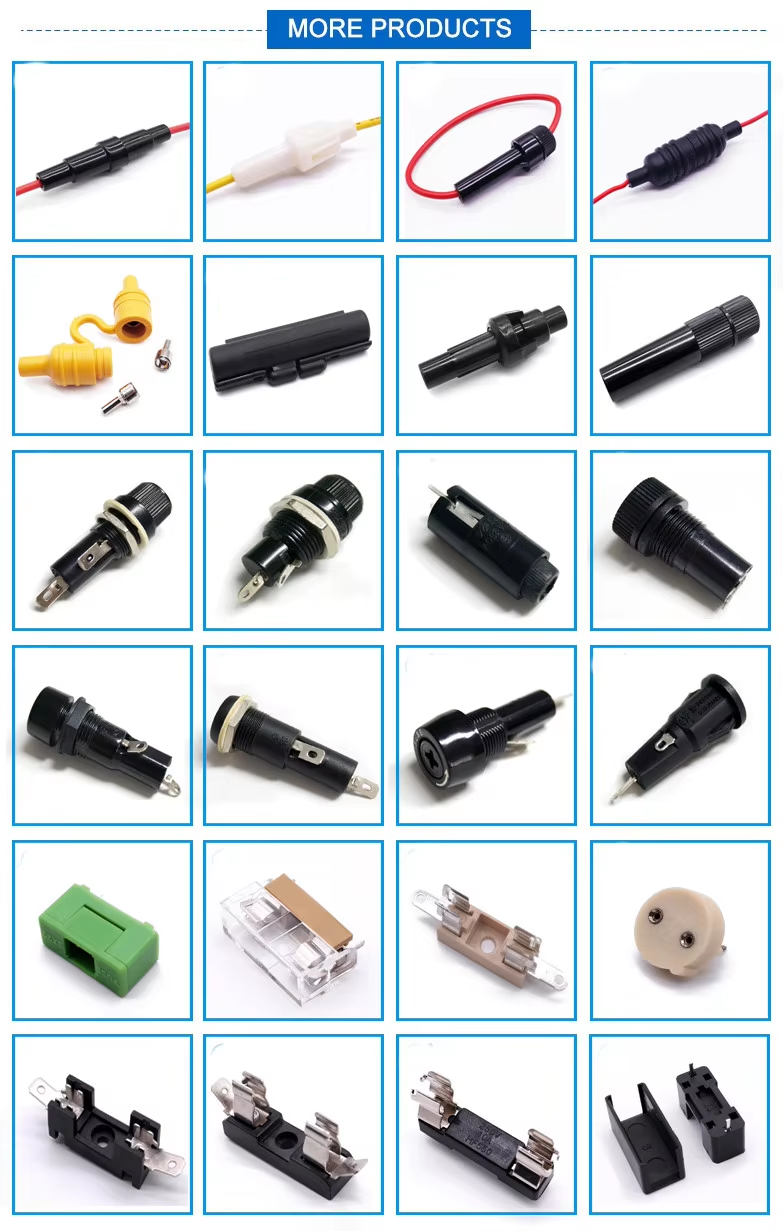 10x38 6x30 5x20mm Pcb Mount Fuse Holder Plastic Bakelite Electronic Fuse Cutout