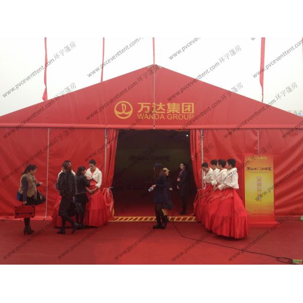 Colorful Waterproof Alumunium PVC Tent  Plain White Sidewalls for  Party