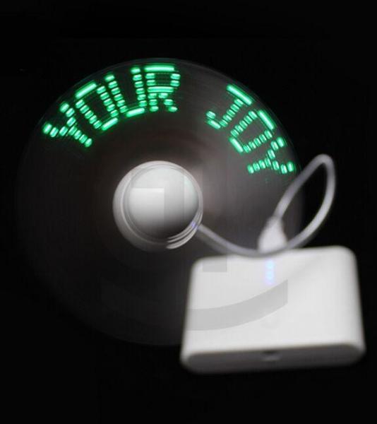 Handheld USB LED Message Fan For Concerts, Party, Night Clubs, Music Festivals ,Holiday Parades