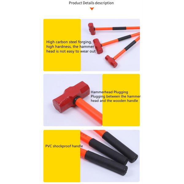 High Carbon Steel Octagonal Hammer For Wear Resistance And Durability