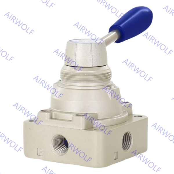 4HV210-06/08(L), 4HV230-06/08(L), 4HV310-08/10/15(L) AIRTAC 4HV Series 4/2 way 4/3 way Hand Lever Valve 1/8, 1/4, 3/8, 1/2