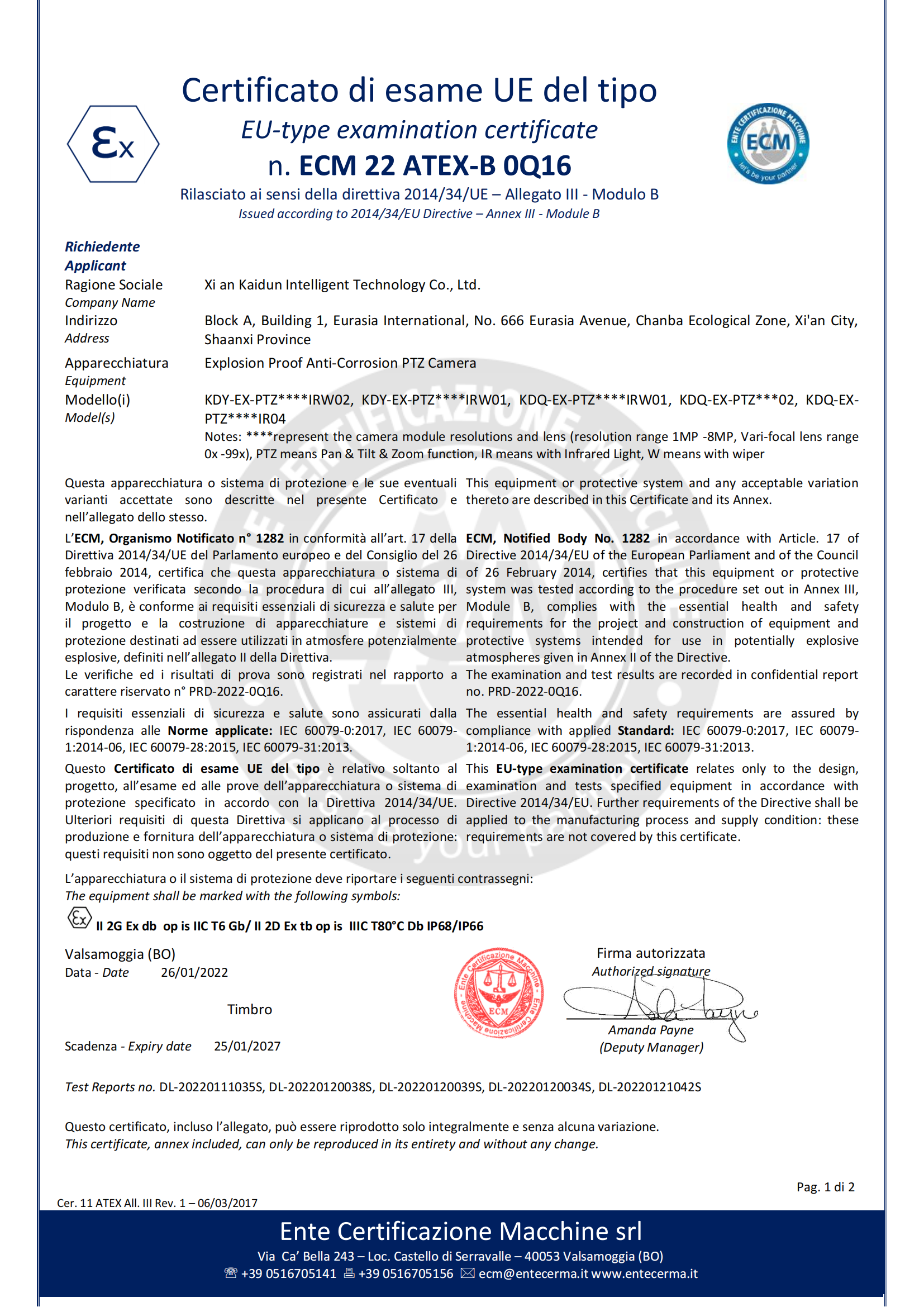 10X Explosion Proof 4in1  Mini PTZ Analogue IR Camera