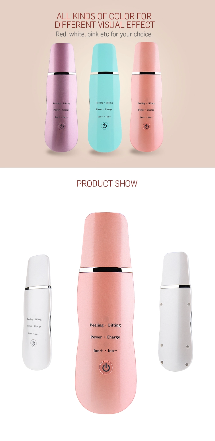 скруббер стороны ABS нержавеющей стали 500mAh ультразвуковой для личной пользы