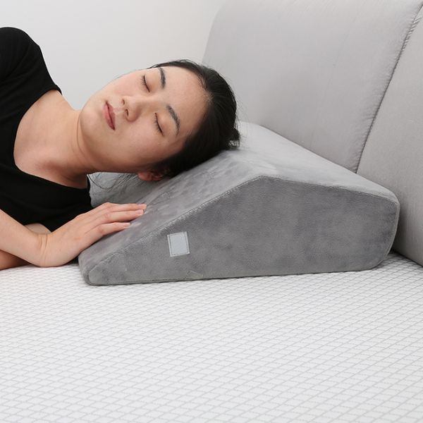Multi Functional Triangle Foam Wedge Pillow Medical With Removable Cover