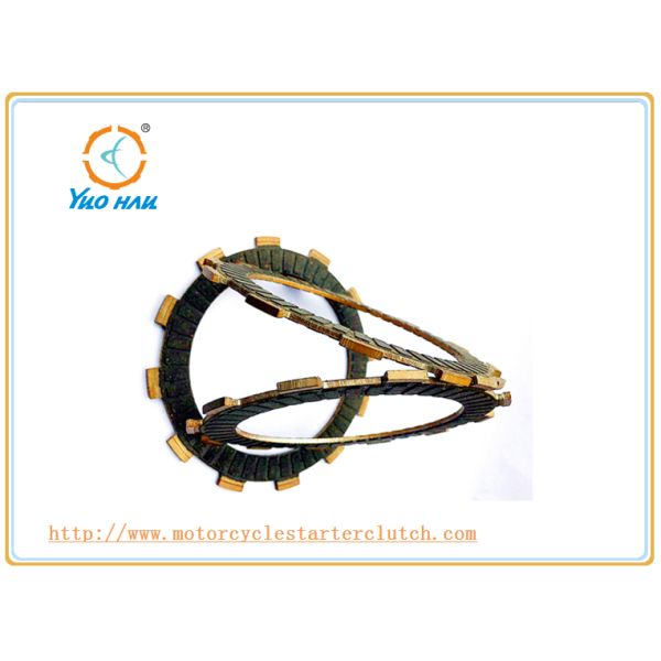 SUZUKI110 / QS110 Motorcycle Clutch Friction Plate / Rubber Or Paper Base Motorcycle Clutch Spare Parts