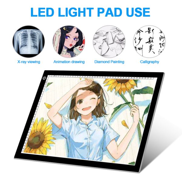 Customization Acrylic Ultra Thin LED Light Pad Professional Design Drawing Board Illuminated Light Plastic Custom Logo