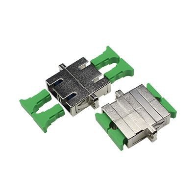 Metal SC Adapter , Duplex Fiber Optic Coupler RoHS Compliance Status