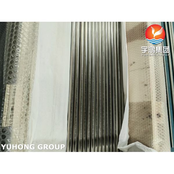 ASME SA249 TP304 Stainless Steel Welded Heat Exchanger Tube Bright Annealed