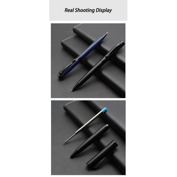 1.0mm Twist Metal Ballpoint Pen Laser Logo Ball Pen For Business Advertising Gift