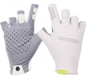 Men Sun Protection Gloves New Design Custom Anti UV Logo Gloves For Fishing