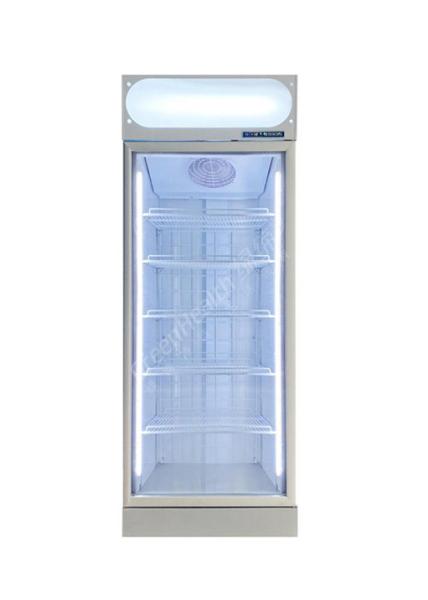 Congelador vertical comercial grande de trabalho de segurança 1600L com porta de vidro basculante