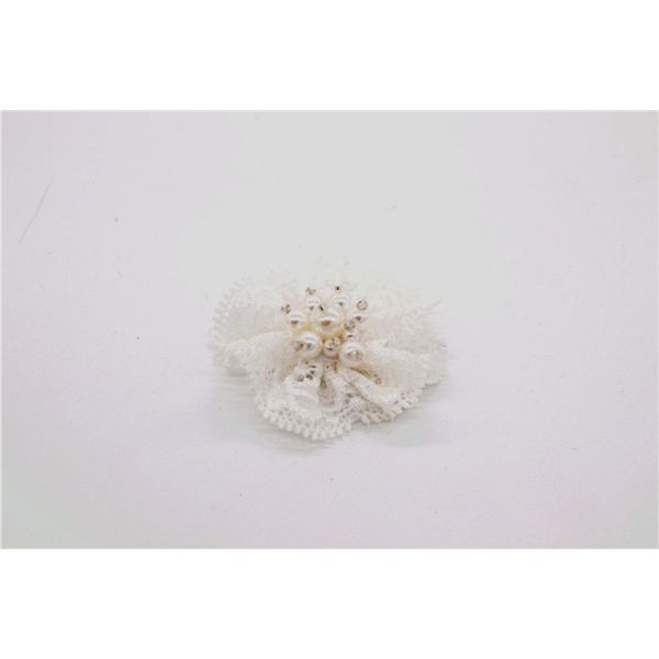 handmade accessories handmade flower /bridal wedding shoe decorative Lace satin black,white,red,dark blue