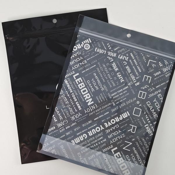 UV Protection Clothing Packaging Zipper Bags Transparent Recyclable Reusable 0.05mm