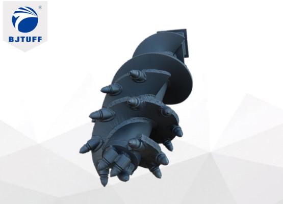 Rotary Drill Bullet Teeth Conical Drilling Auger 600mm 3000mm Piling Rig Spare Parts