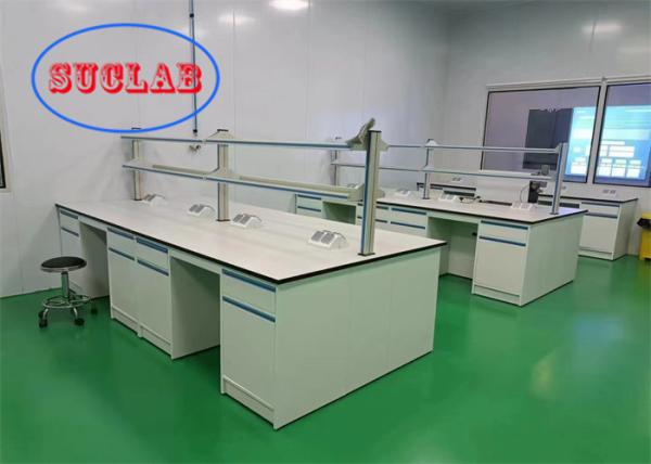 Custom Size Chemical Resistant Epoxy Resin Laboratory Work Benches Manufacturers For Research & Hospital Laboratory
