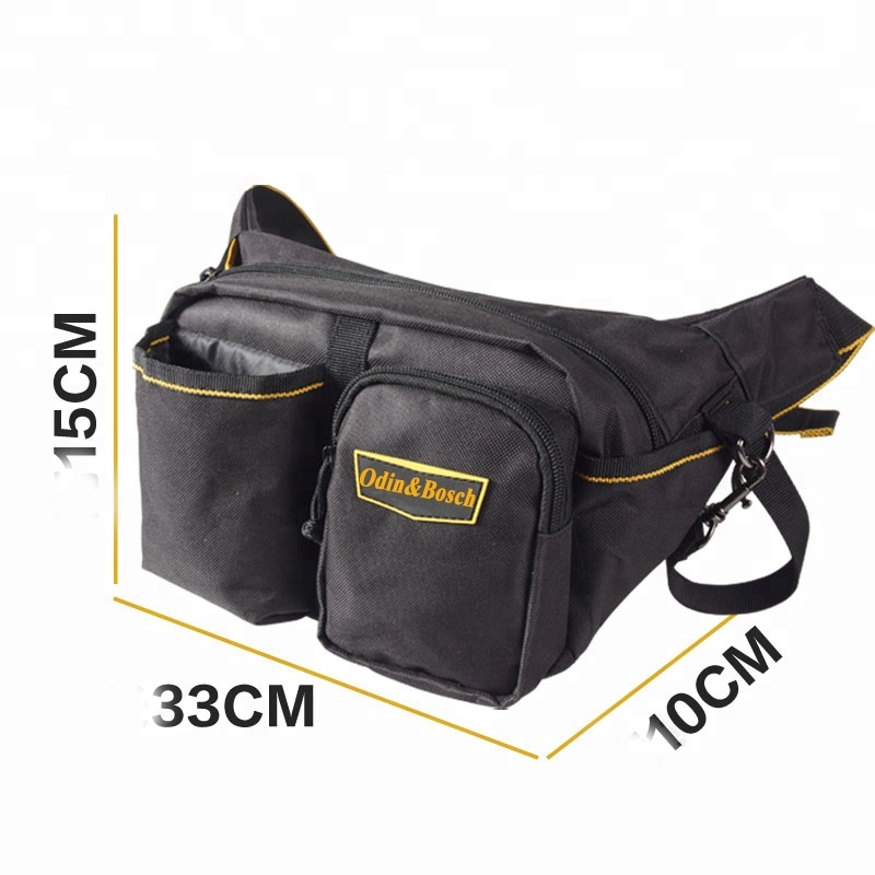 Customized Waterproof Set Tools Kit Carpenters Durable Tool Pouch Electrician Waist Tool Bag