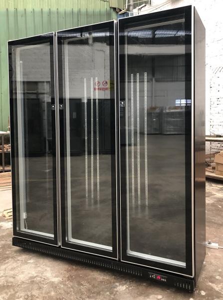 Bar Vertical Refrigerated Cooler Beer Bottle Display Fridge