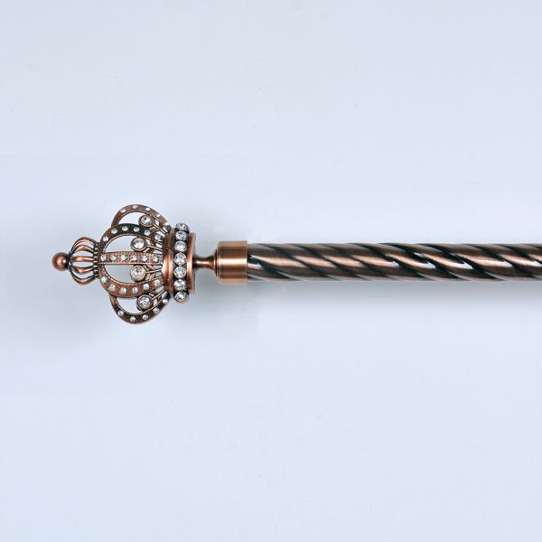 Anti Copper Home Interior Pipe Curtain Rods Accessories Trim Head