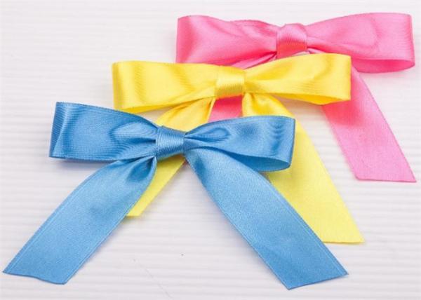 High End Bow Tie Ribbon , Hair Elastic Bands Home Textile Purple