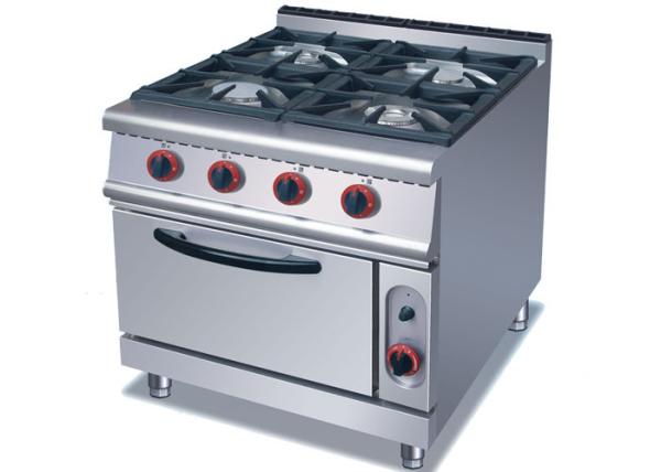 Security Cooking Lines Free Standing Gas Range With 4 / 6 European Burners